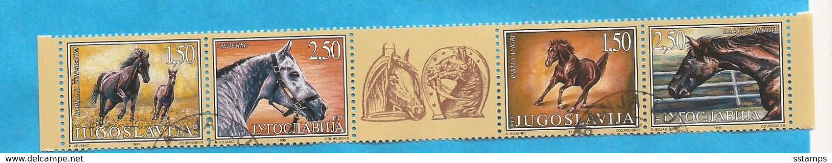 1998   JUGOSLAVIJA  JUGOSLAWIEN SERBIEN  FAUNA FERDEN  USED - Used Stamps