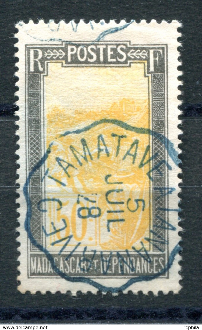RC 21791 MADAGASCAR CONVOYEUR " TAMATAVE A TANANARIVE C " EN BLEU, BELLE OBLITÉRATION DE 1928 - Gebraucht
