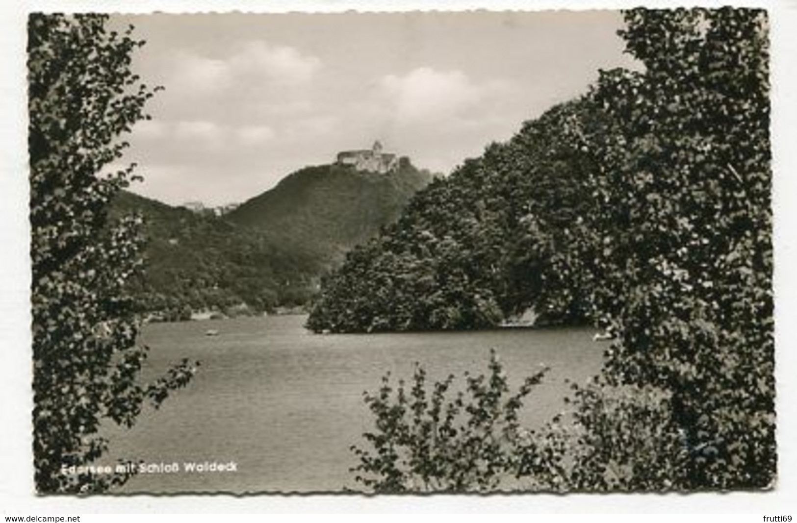 AK 018066 GERMANY - Edersee Mit Schloß Waldeck - Edersee (Waldeck)