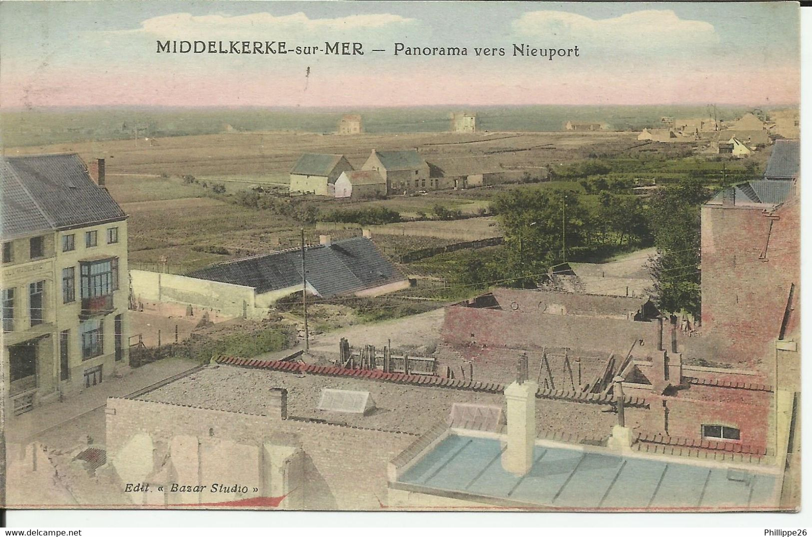 Province De Flandre Occidentale Middelkerke Panorama Vers Nieuport - Middelkerke