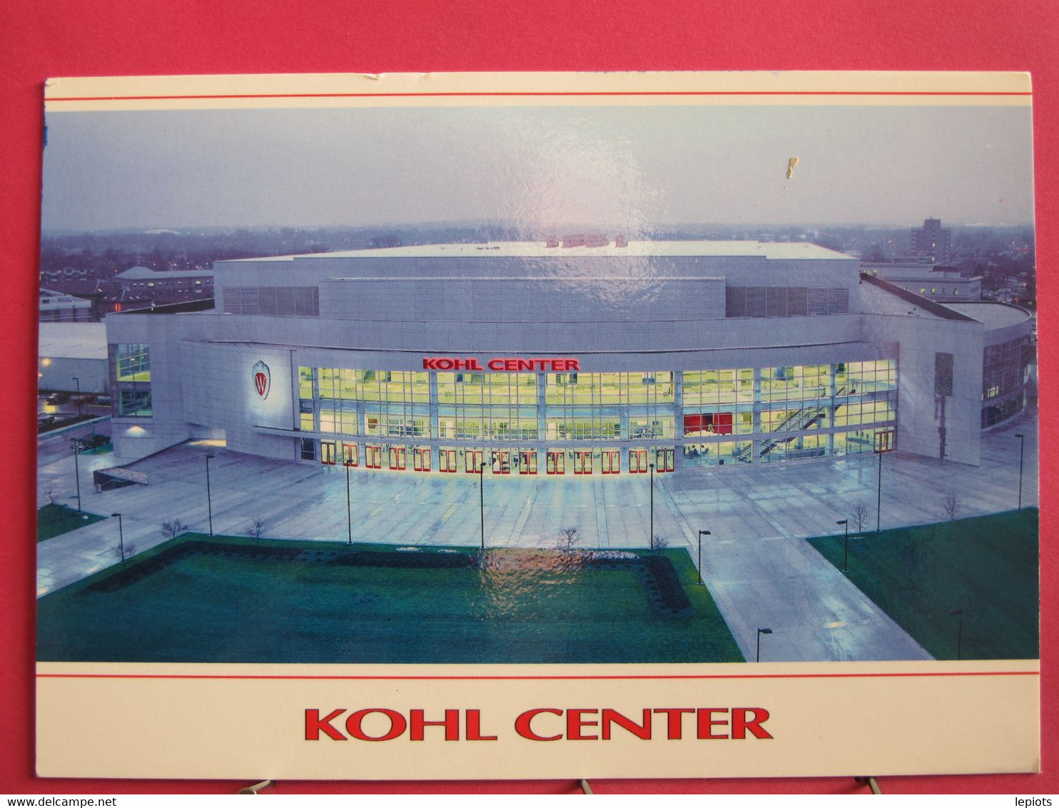 Visuel Très Peu Courant - Etats-Unis - Madison - Kohl Center - R/verso - Madison