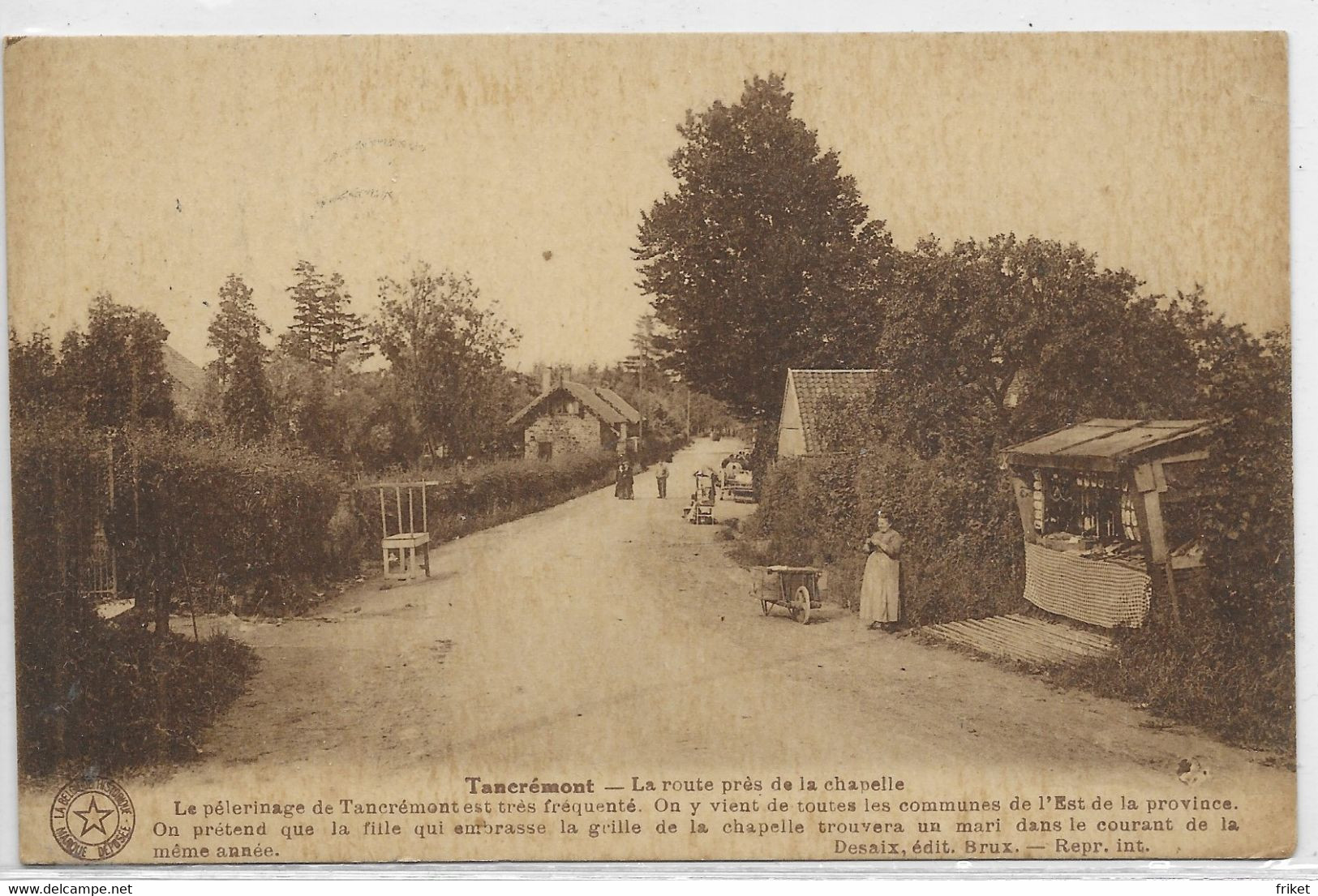- 2294 -     TANCREMONT (Pepinster)    La Route Pres De La Chapelle - Pepinster