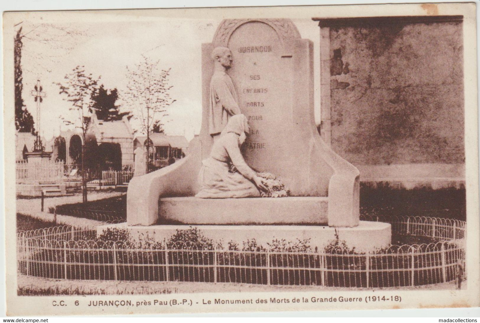 Jurançon (64 - Pyrénées Atlantiques) Le Monument Aux Morts - Jurancon