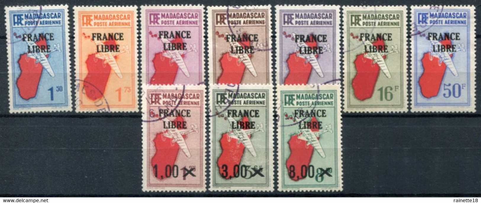 Madagascar     PA  45/54 Oblitérés - Poste Aérienne