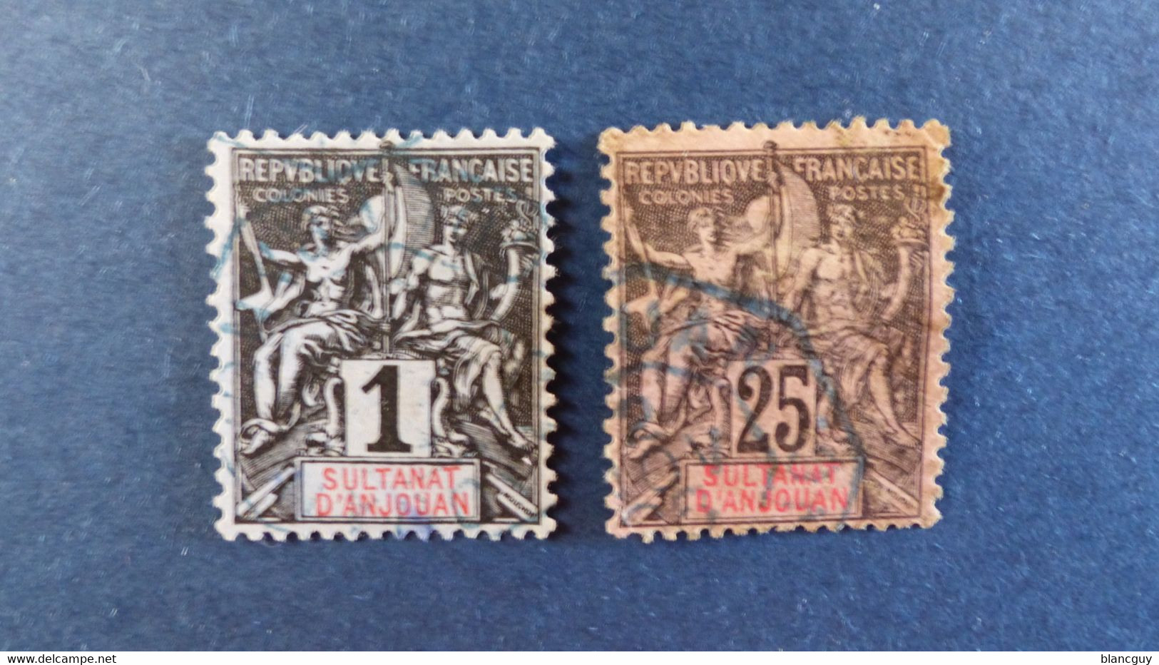 Anjouan - YT N° 1 - 8 Oblitéré - Used Stamps