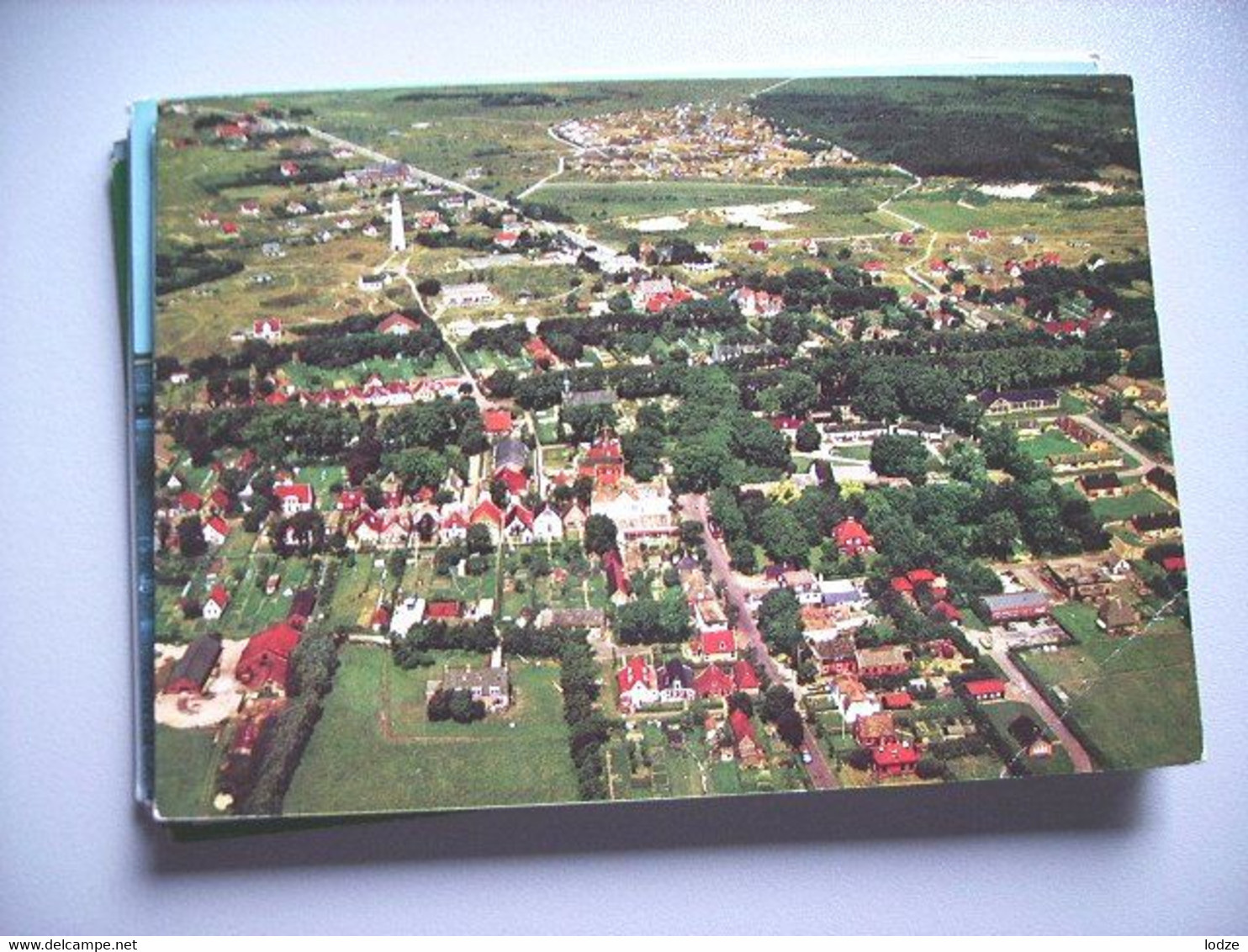 Nederland Holland Pays Bas Schiermonnikoog Met Luchtfoto Dorp - Schiermonnikoog