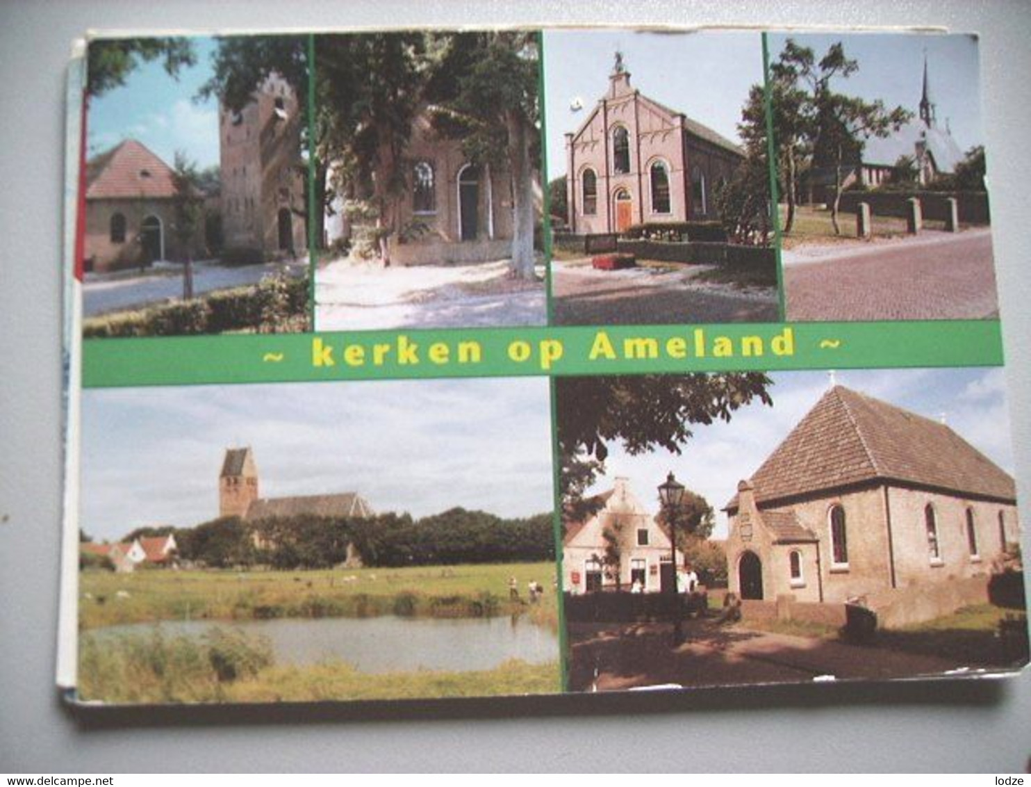 Nederland Holland Pays Bas Ameland Met Kerken - Ameland