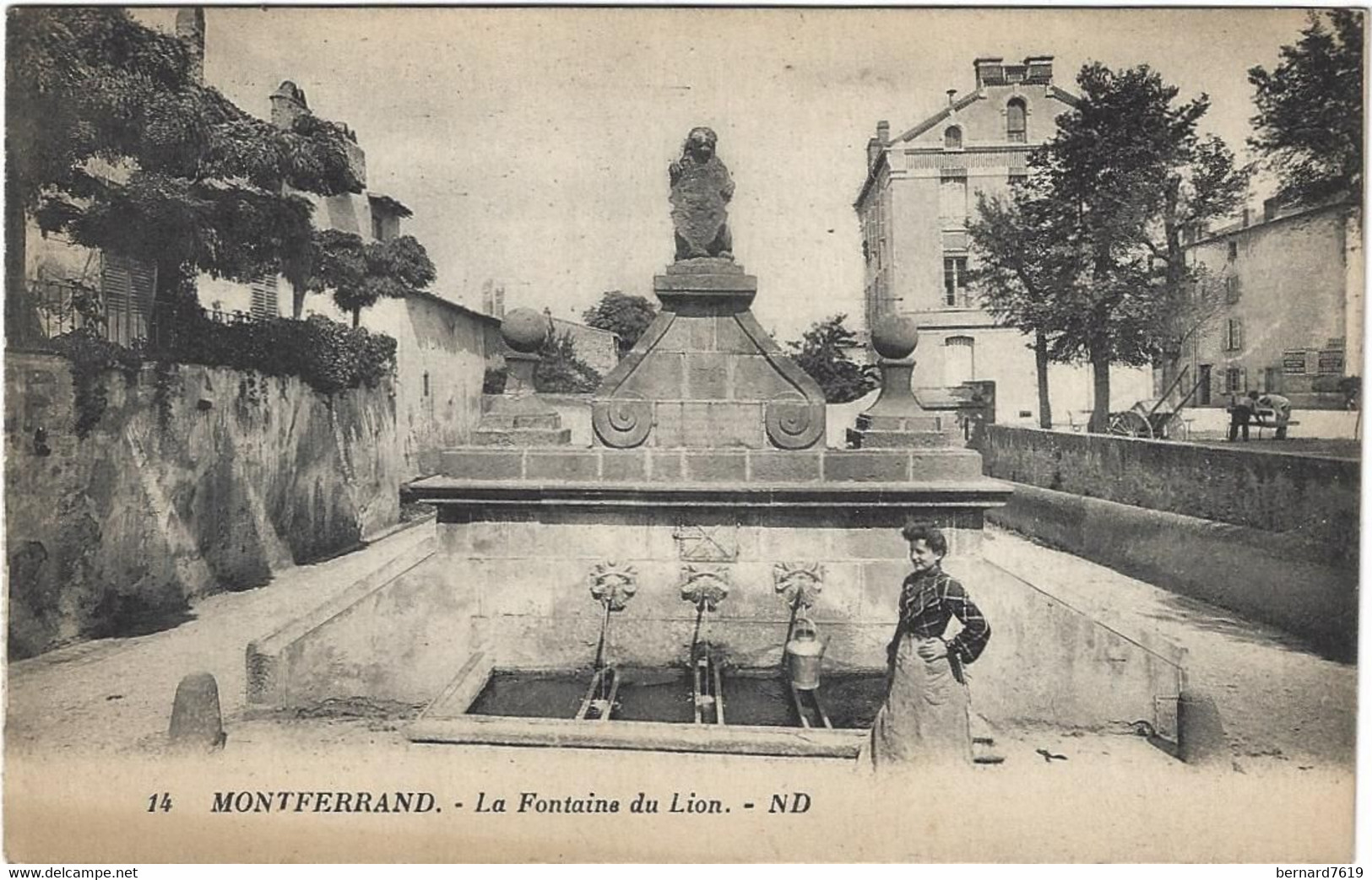 63   Montferrand    -   La  Fontaine Du Lion - Aubiere