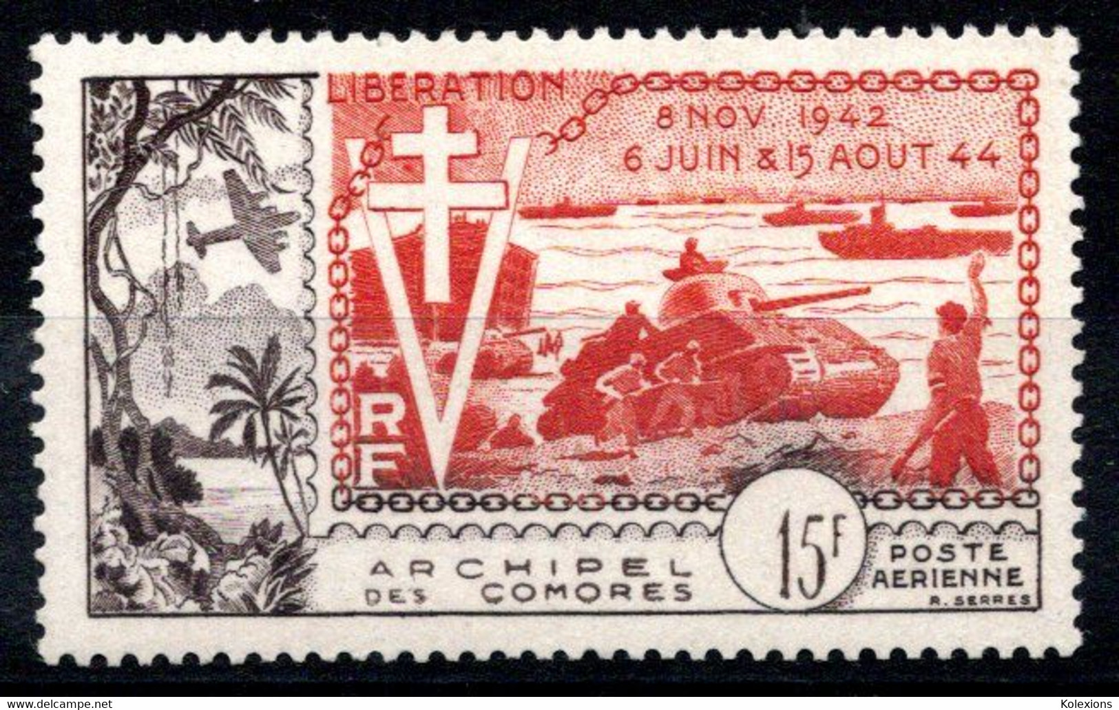 COMORES - YT PA N° 4 - Neuf ** - MNH - Cote 55,00 € - Airmail