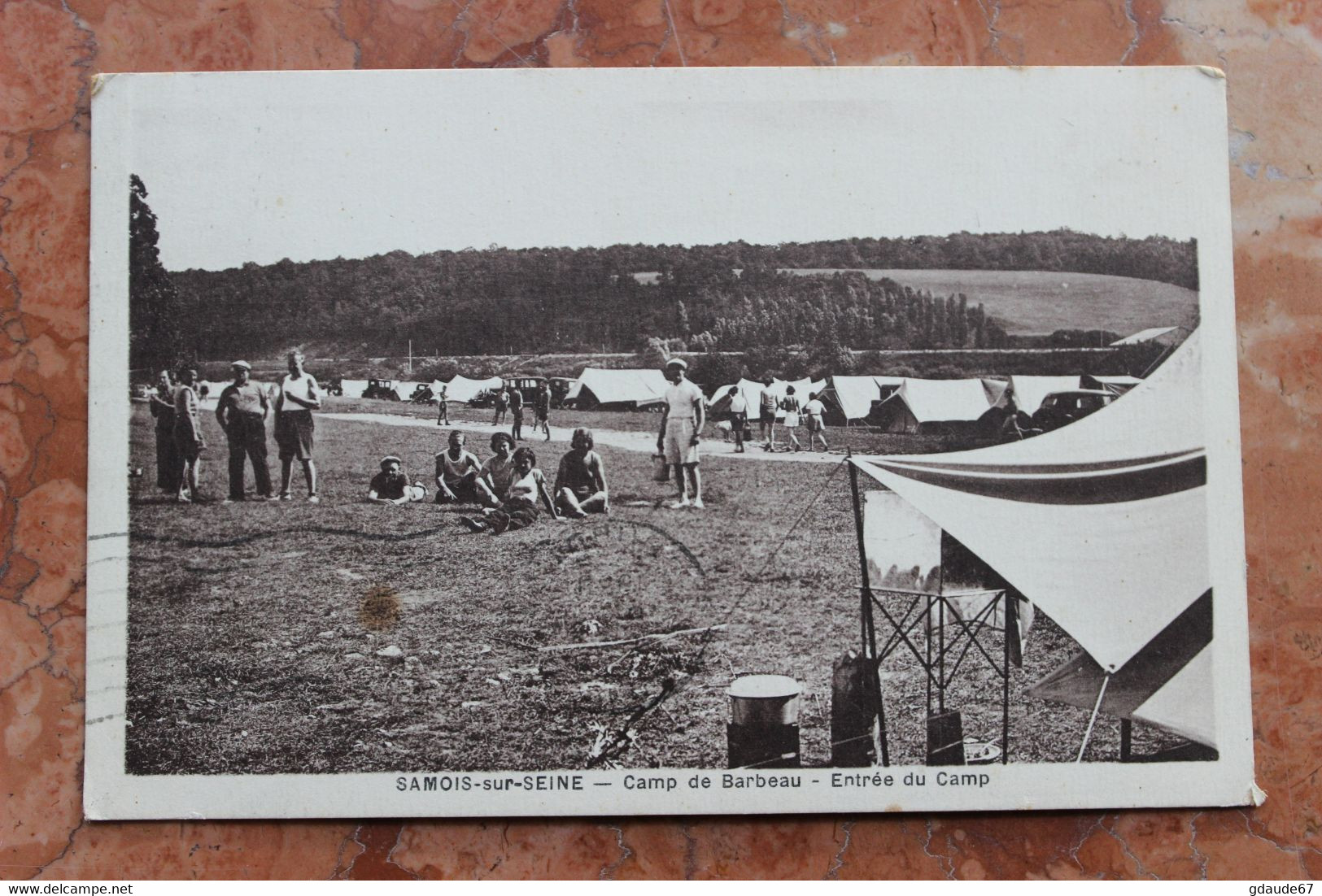 SAMOIS-SUR-SEINE (77) - CAMP DE BARBEAU - ENTREE DU CAMP - Samois