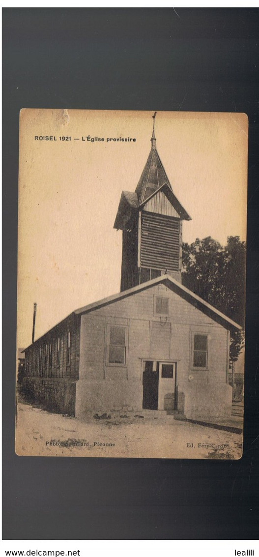 ROISEL * L'EGLISE  PROVISOIRE * - Roisel