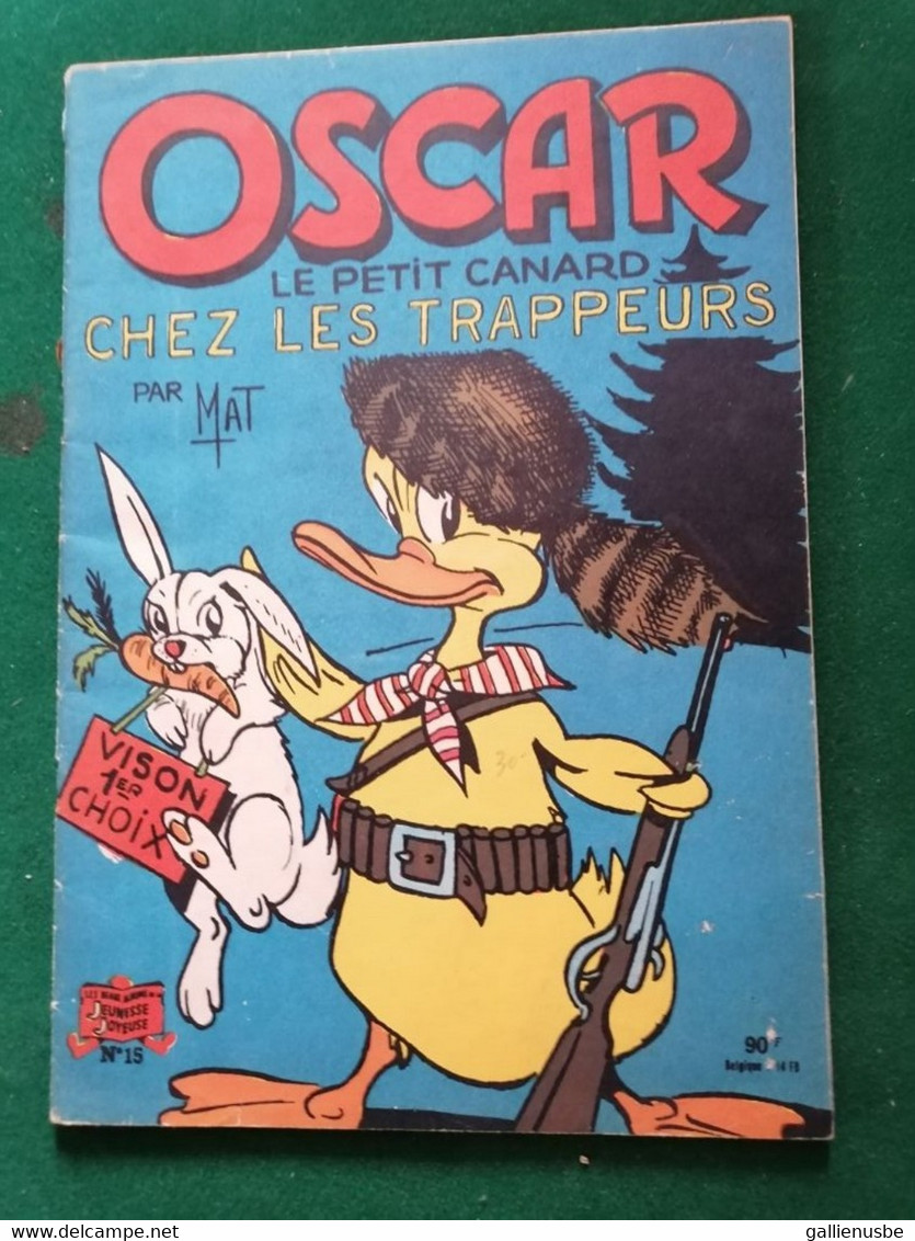 Oscar Le Petit Canard - Chez Les Trappeurs - 01/1956 - Oscar