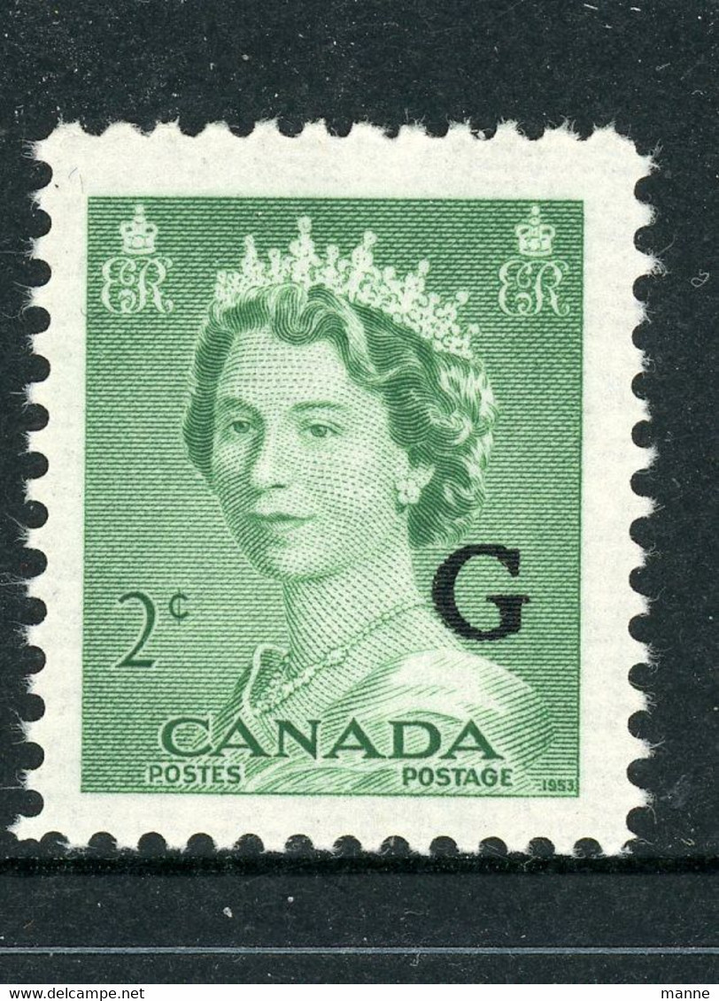 Canada MNH 1953 OVERPRINTED - Aufdrucksausgaben