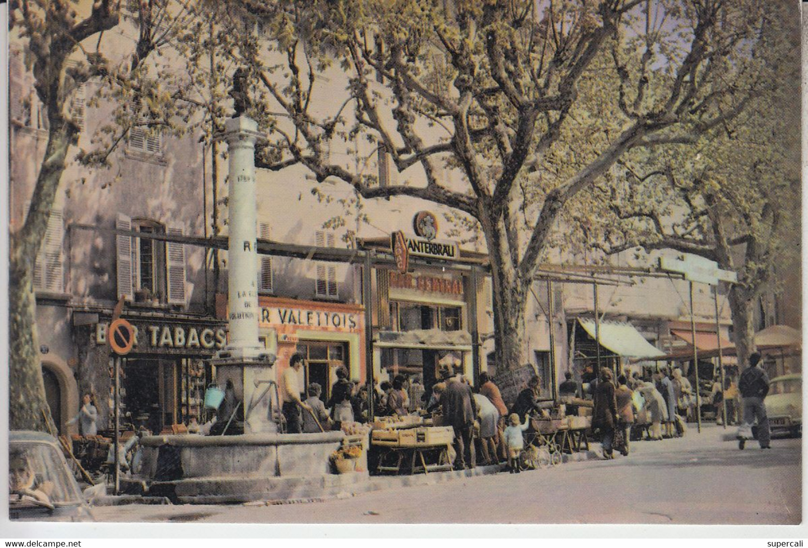 RT33.990  LA VALETTE DU VAR.LA PLACE CARNOT. SON MARCHE QUOTIDIEN - La Valette Du Var