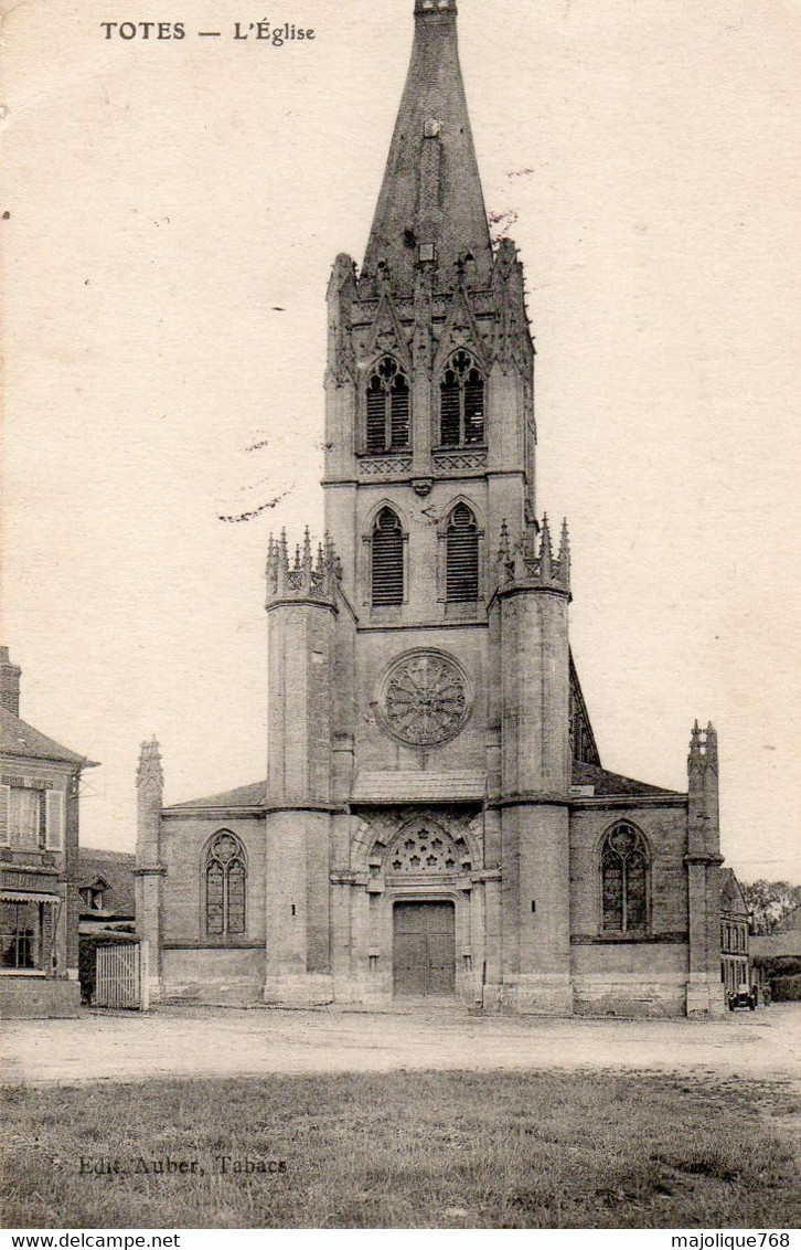 Cpa De Tôtes - L'Eglise - - Totes