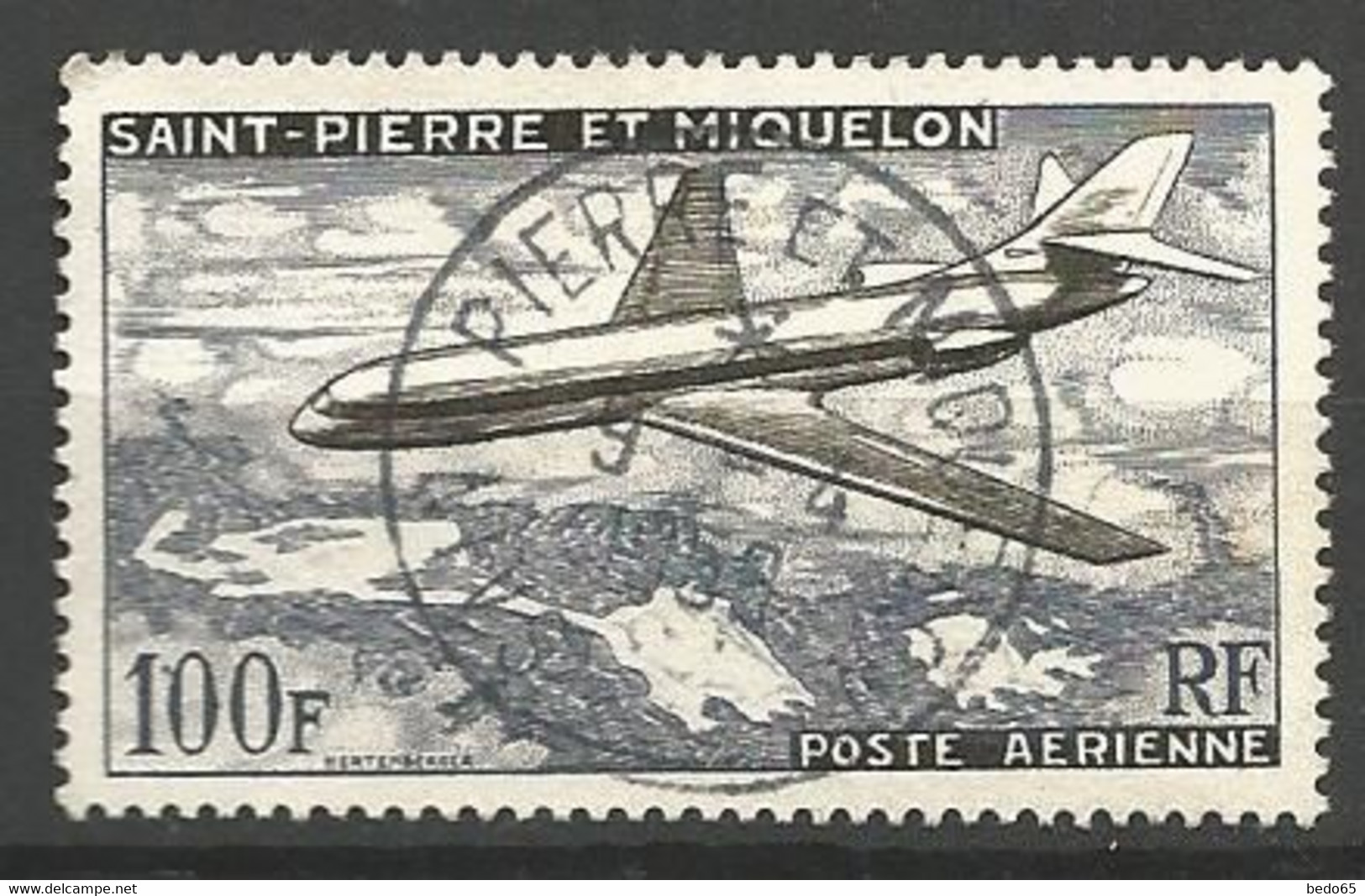 ST PIERRE ET MIQUELON PA N° 25 CACHET ST PIERRE ET MIQUELON - Used Stamps