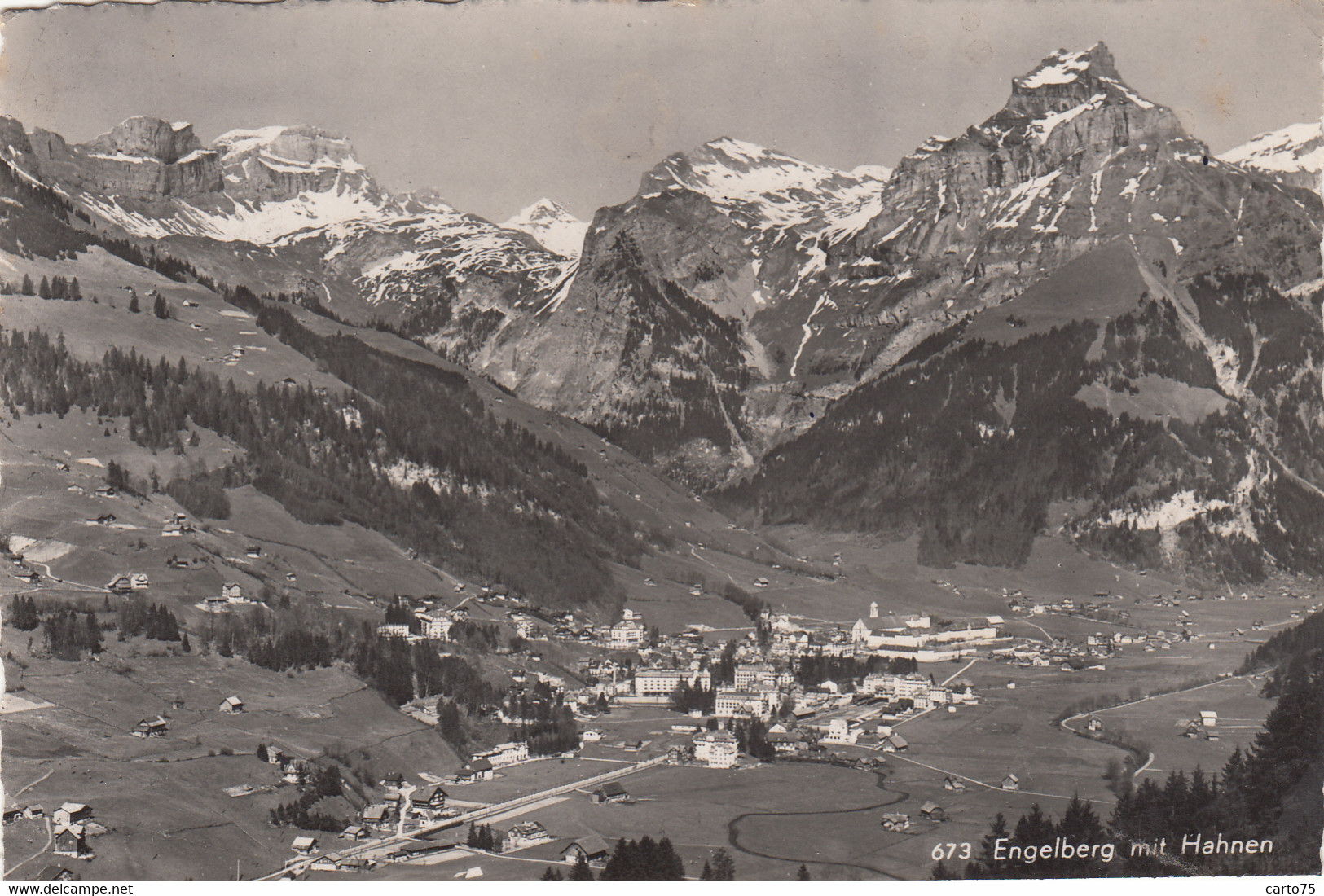 Suisse - Engelberg Mit Hahnen - Postmarked 1951 - Engelberg