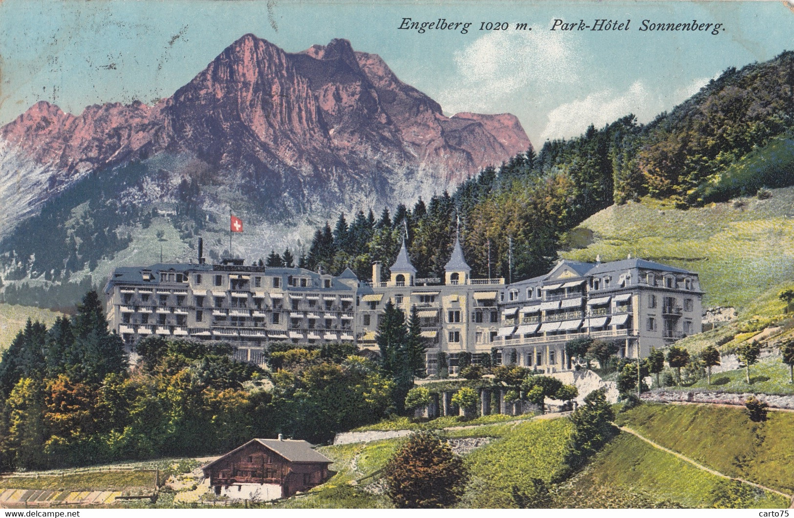 Suisse - Engelberg - Park-Hôtel Sonnenberg - Postmarked 1912 - Engelberg