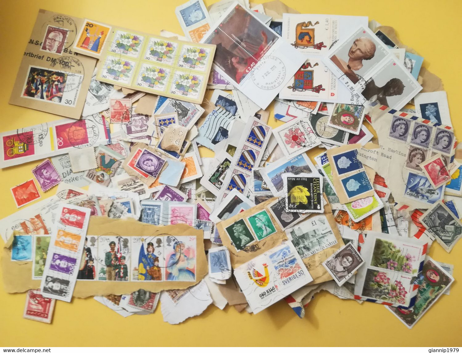 GRANDE LOTTO BIG LOT COLLEZIONISMO COLLECTING OLTRE 1000 PEZZI OVER POSTCARD STAMPS PAGE PAGINE - Lots & Kiloware (min. 1000 Stück)