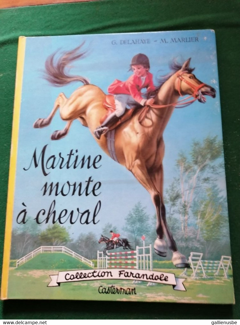 Martine Monte à Cheval -1966 - 1ere édition - Casterman