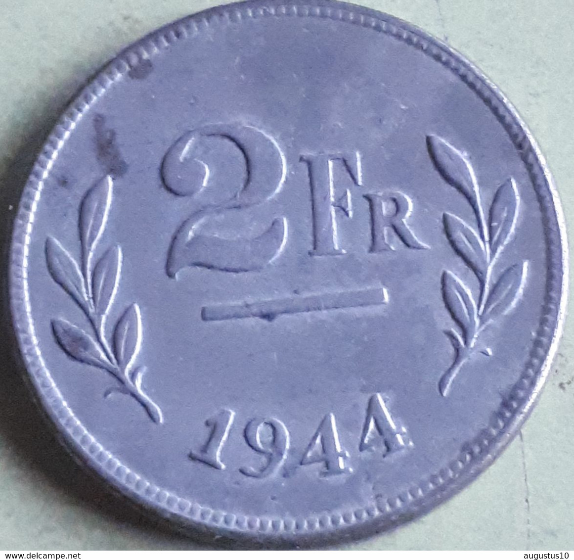 BELGIE : 2 FRANCSS 1944 Km 133 - 2 Francs