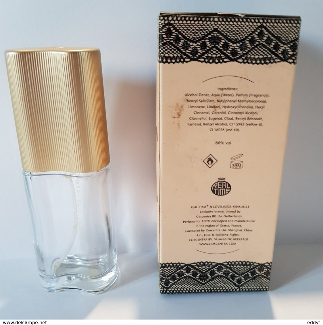 Flacon Parfum Vaporisateur Avec Boite " XXXXXXXX (SENSUELLE) " - Flacons Vides Collection - Flakons (leer)