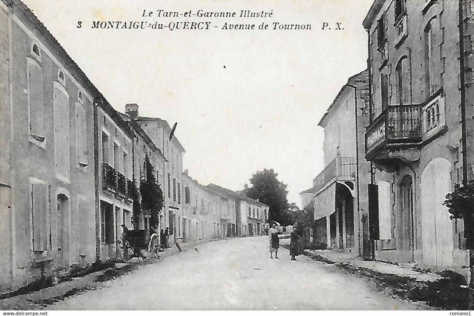 82)   MONTAIGU Du QUERCY  -   Avenue De Tournon - Montaigu De Quercy