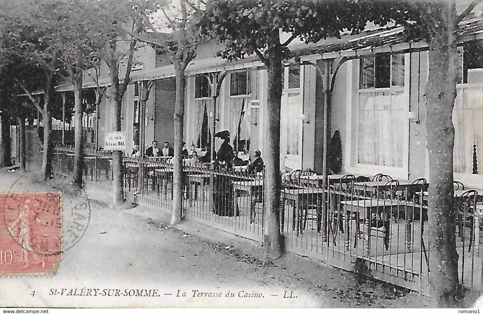 80)    SAINT VALERY Sur SOMME  -  La Terrasse Du Casino - Saint Valery Sur Somme