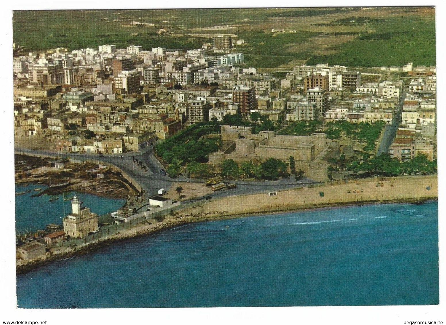 13.157 - MANFREDONIA - PANORAMA AEREO 1970 CIRCA - Manfredonia