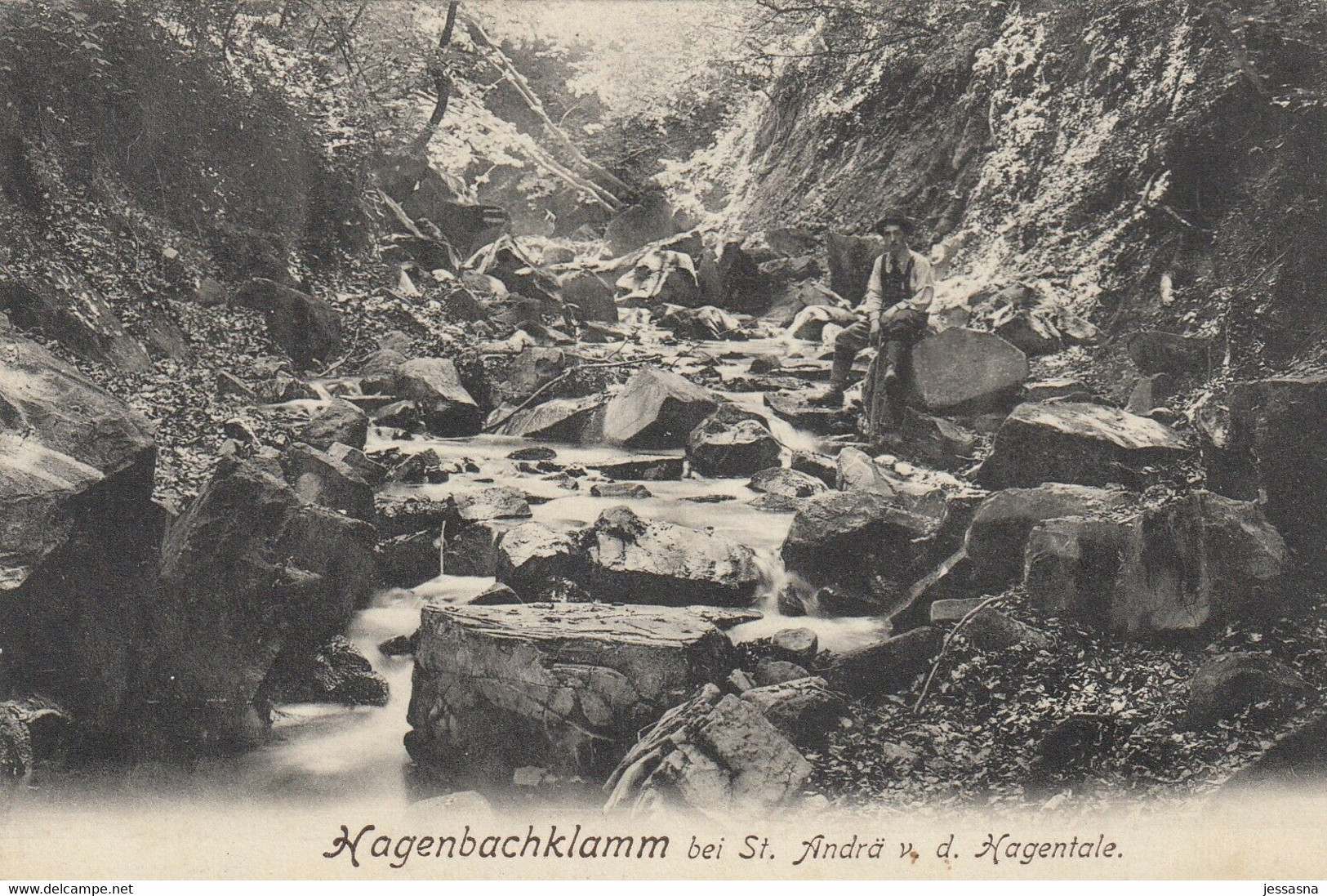AK - ST. ANDRÄ-WÖRDERN - Hagenbach-Klamm 1913 - Tulln