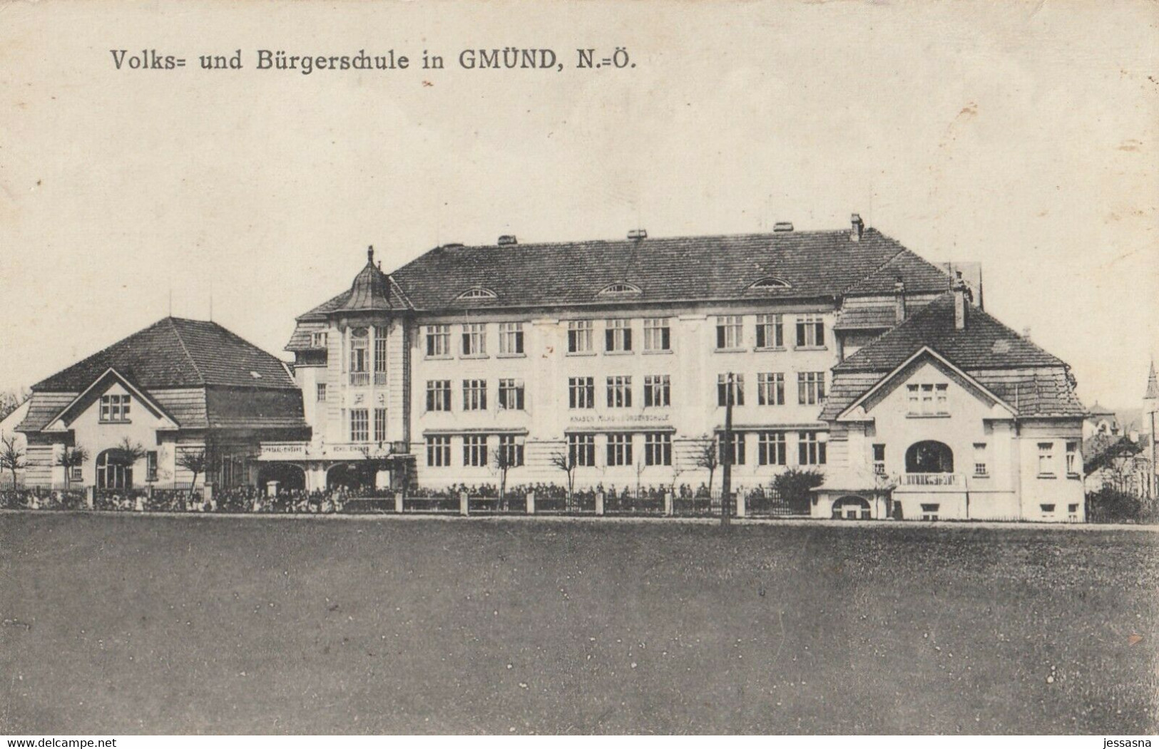 AK - GMÜND - Volks- Und Bürgerschule 1910 - Gmünd