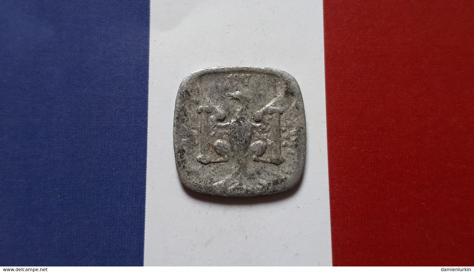 FRANCE BESANCON 5 CENTIMES NECESSITE 1917 FRAPPE MEDAILLE - Monétaires / De Nécessité