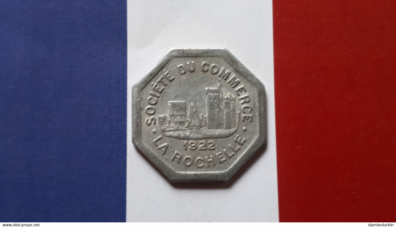 FRANCE LA ROCHELLE 25 CENTIMES NECESSITE 1922 SOCIETE DU COMMERCE - Monétaires / De Nécessité