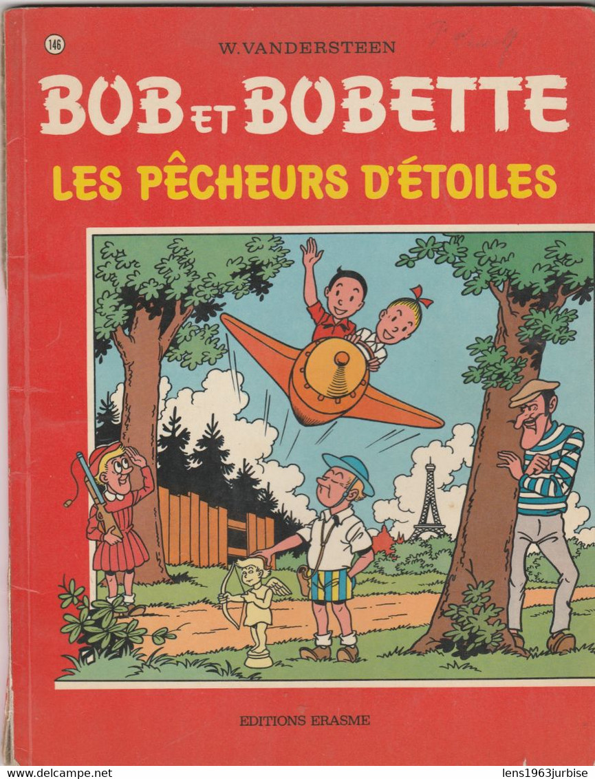 Bob Et Bobette N° 146 , Willy Vanderstee  ( 1974 ) E-M , Tranche Abimée - Bob Et Bobette