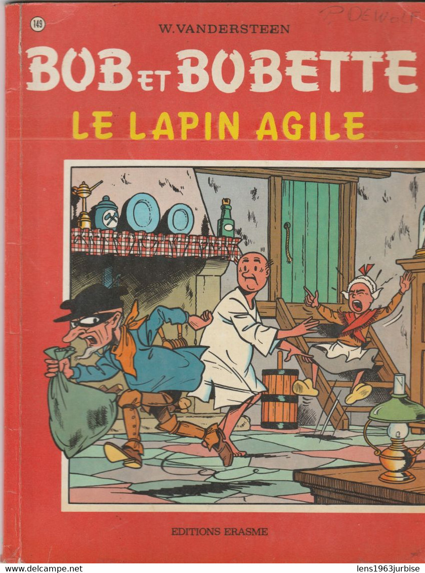 Bob Et Bobette N° 149 , Le Lapin Agile , Willy Vanderstee  ( 1974 ) Trace De Bic Nom - Suske En Wiske