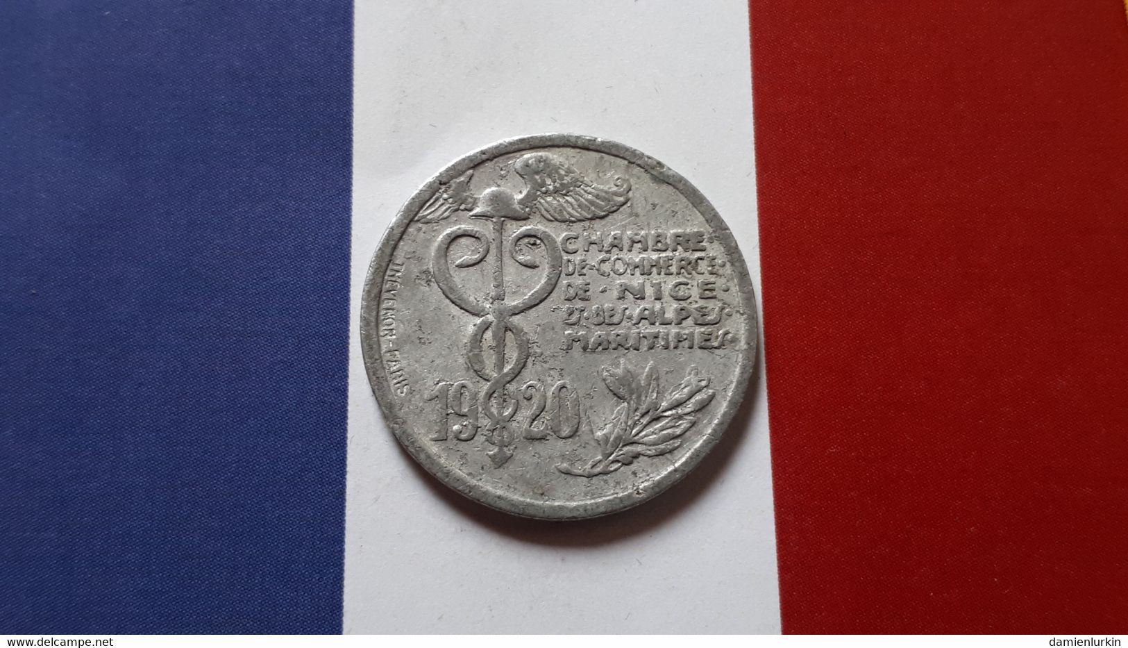 FRANCE ALPES MARITIMES NICE 10 CENTIMES NECESSITE 1920 CHAMBRE DE COMMERCE - Monétaires / De Nécessité