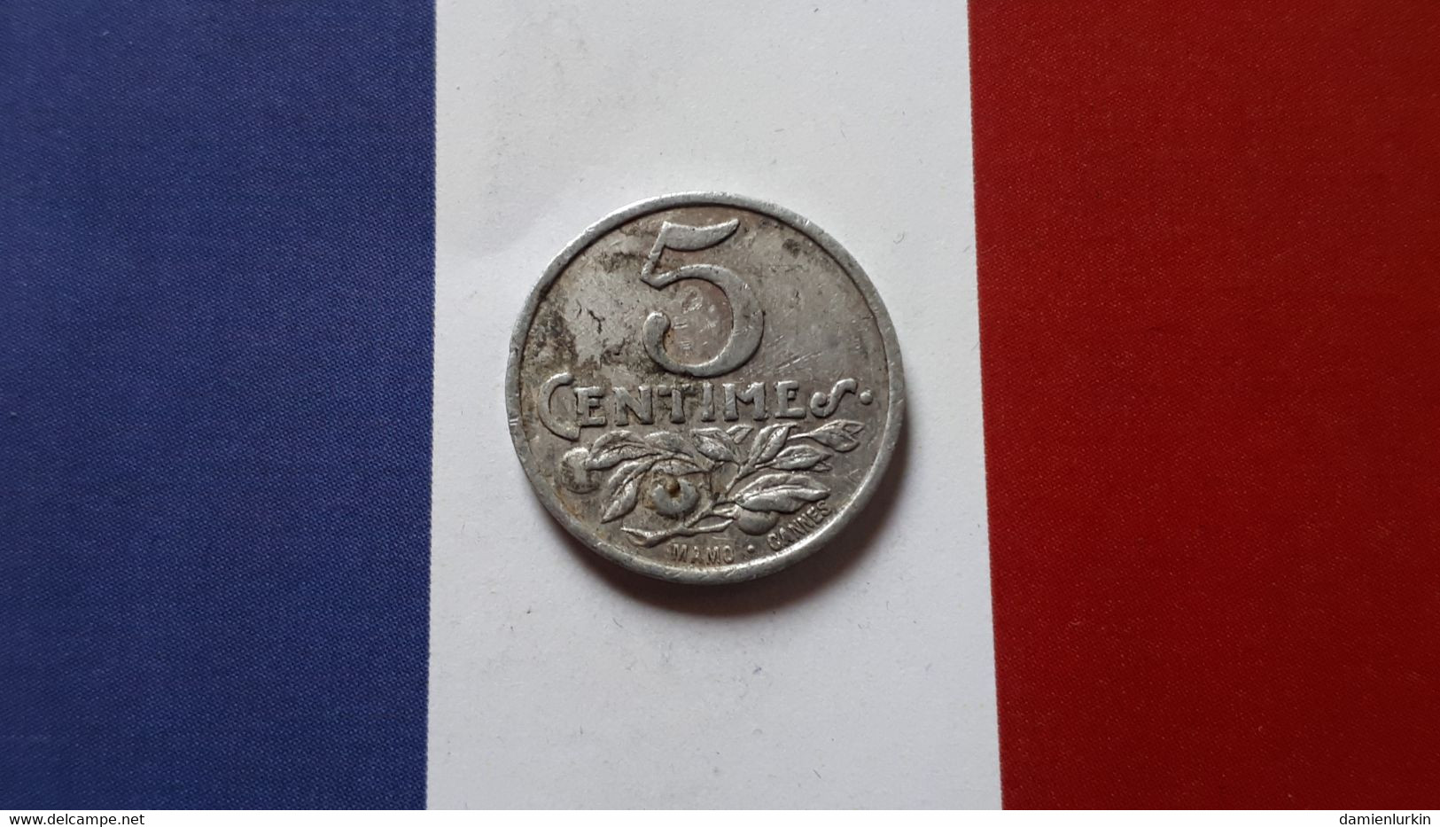 FRANCE ALPES MARITIMES NICE 5 CENTIMES NECESSITE 1922 CHAMBRE DE COMMERCE - Monétaires / De Nécessité