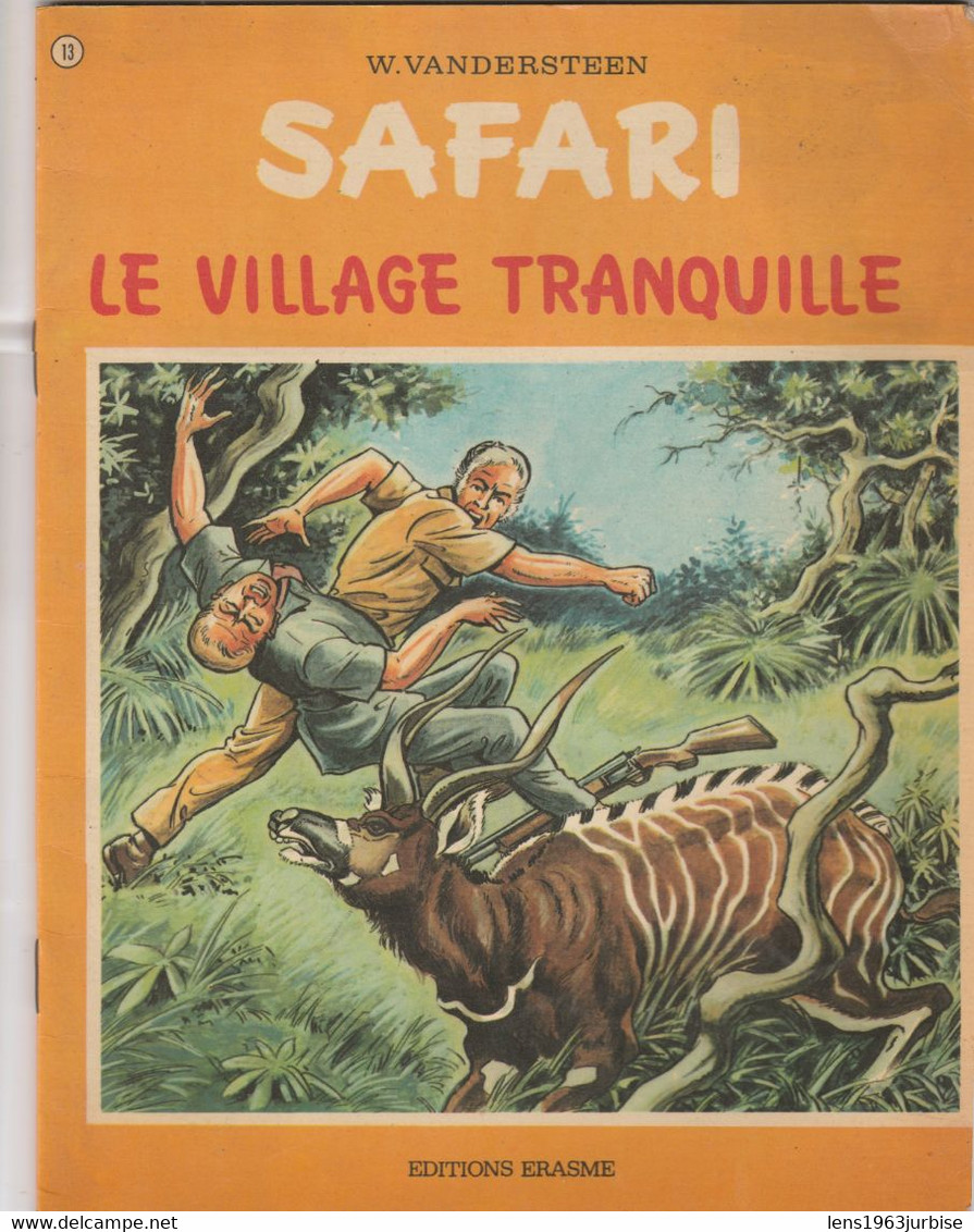 Safari  N° 149 , Le Village Tranquille  , Willy Vanderstee  ( 1973 ) Trace De Bic Nom - Safari