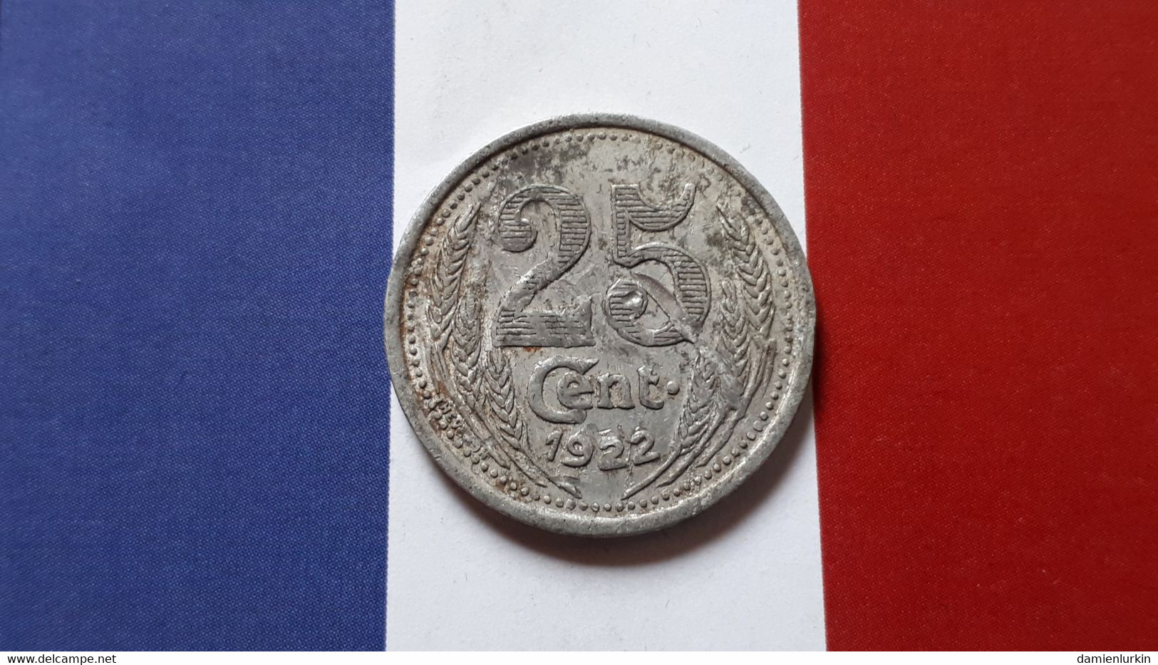 FRANCE EURE ET LOIR 25 CENTIMES NECESSITE 1922 CHAMBRE DE COMMERCE - Monétaires / De Nécessité