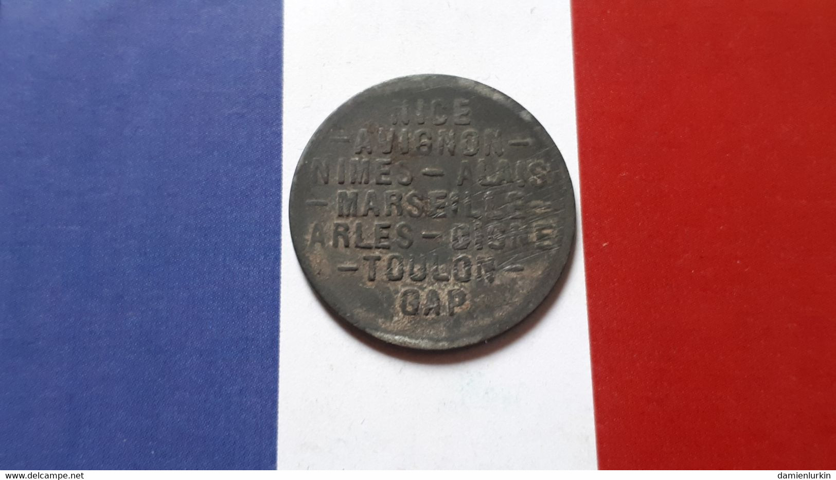 FRANCE REGION PROVENCALE 5 CENTIMES NECESSITE 1918 CHAMBRE DE COMMERCE ZINC - Monétaires / De Nécessité