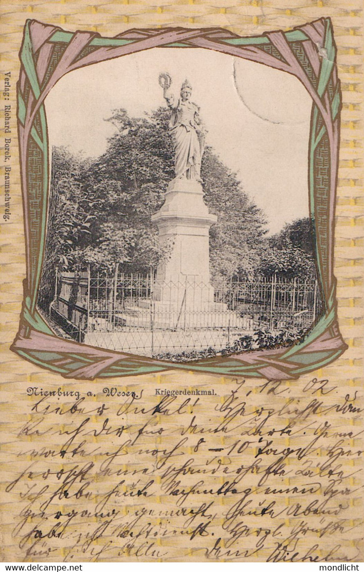 Nienburg/Weser. Kriegerdenkmal. 1902. - Nienburg