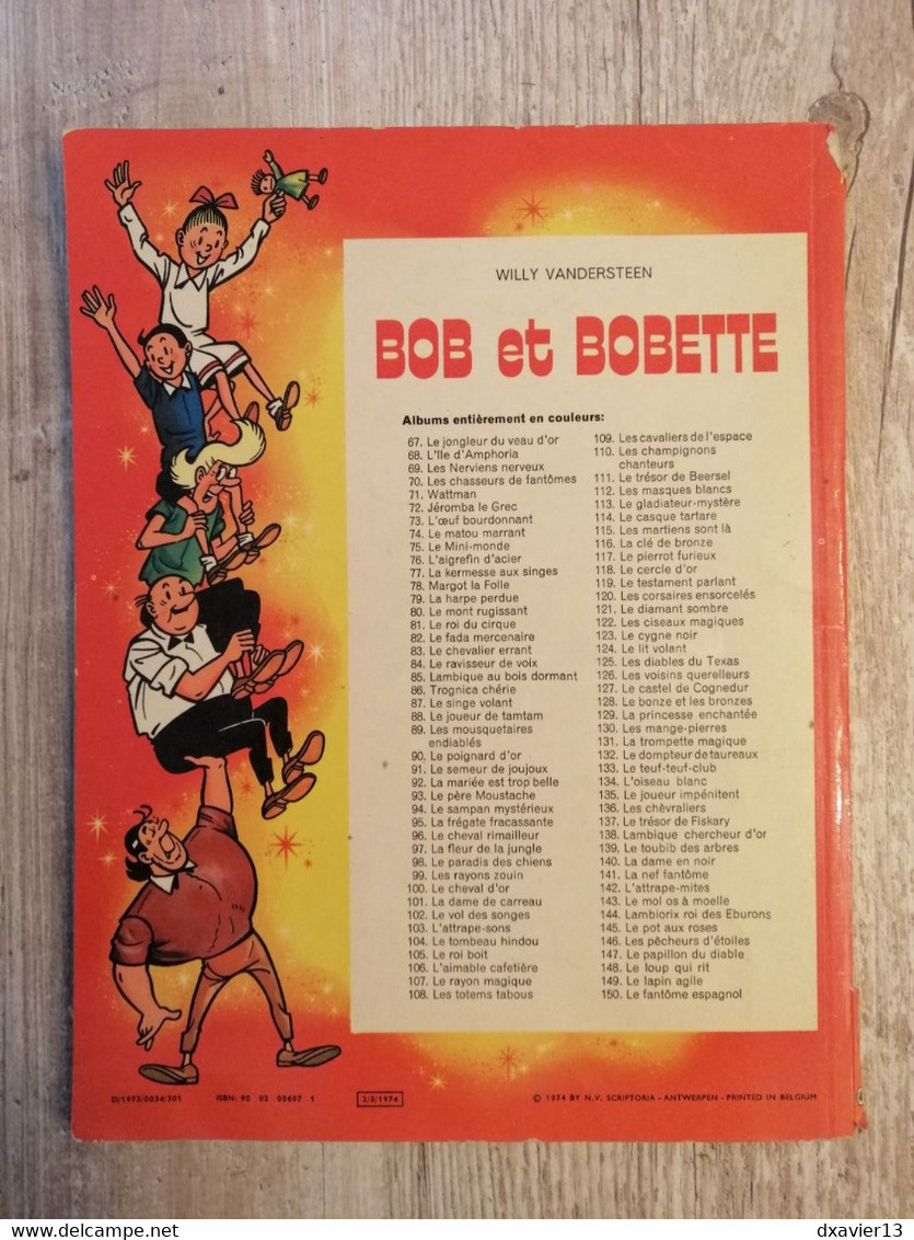 Bande Dessinée - Bob Et Bobette 146 - Les Pêcheurs D'Etoiles (1974) - Bob Et Bobette