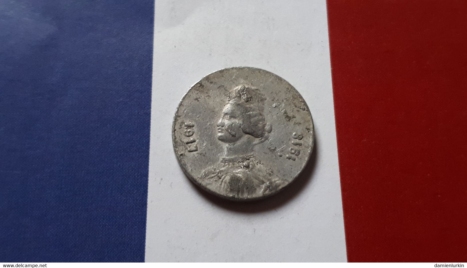 FRANCE GROUPES COMMERCIAUX DU GARD 25 CENTIMES NECESSITE 1917-1918 FRAPPE MEDAILLE - Monétaires / De Nécessité