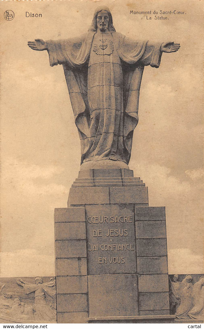DISON - Monument Du Sacré-Coeur - La Statue - Dison