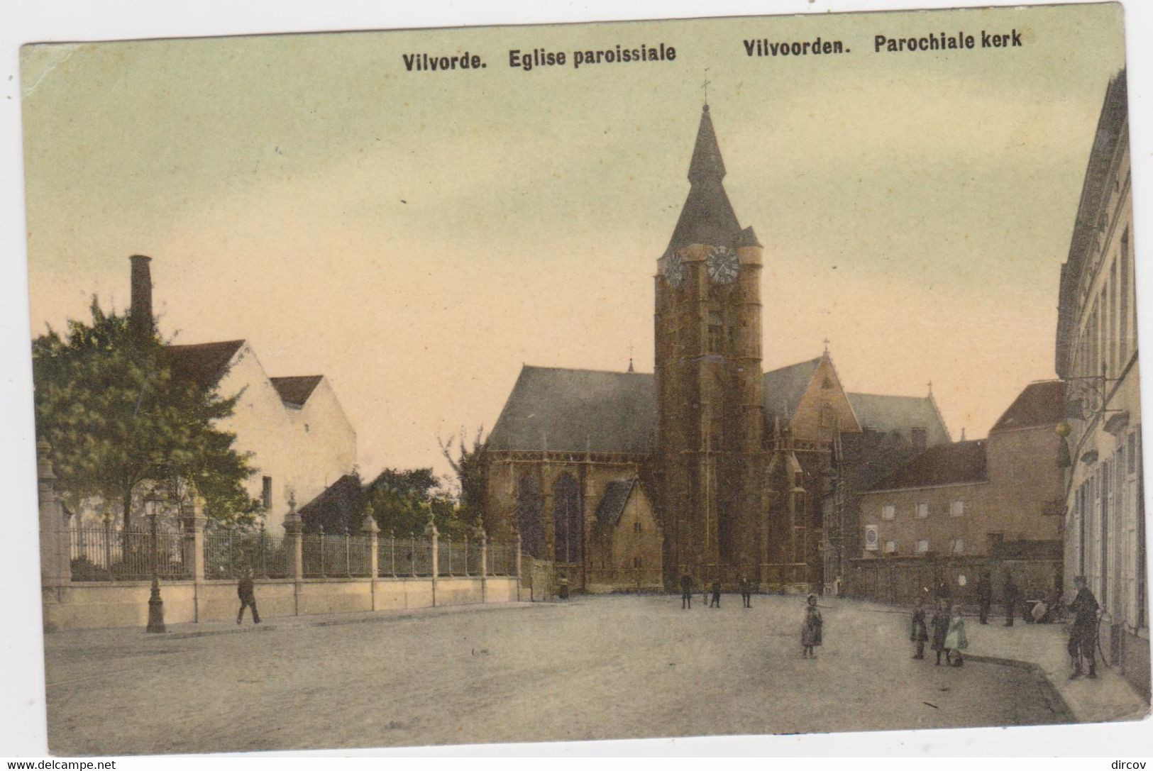 Vilvoorde - Parochiale Kerk (Allecourt) (gekleurde En Gelopen Kaart Met Zegel) - Vilvoorde