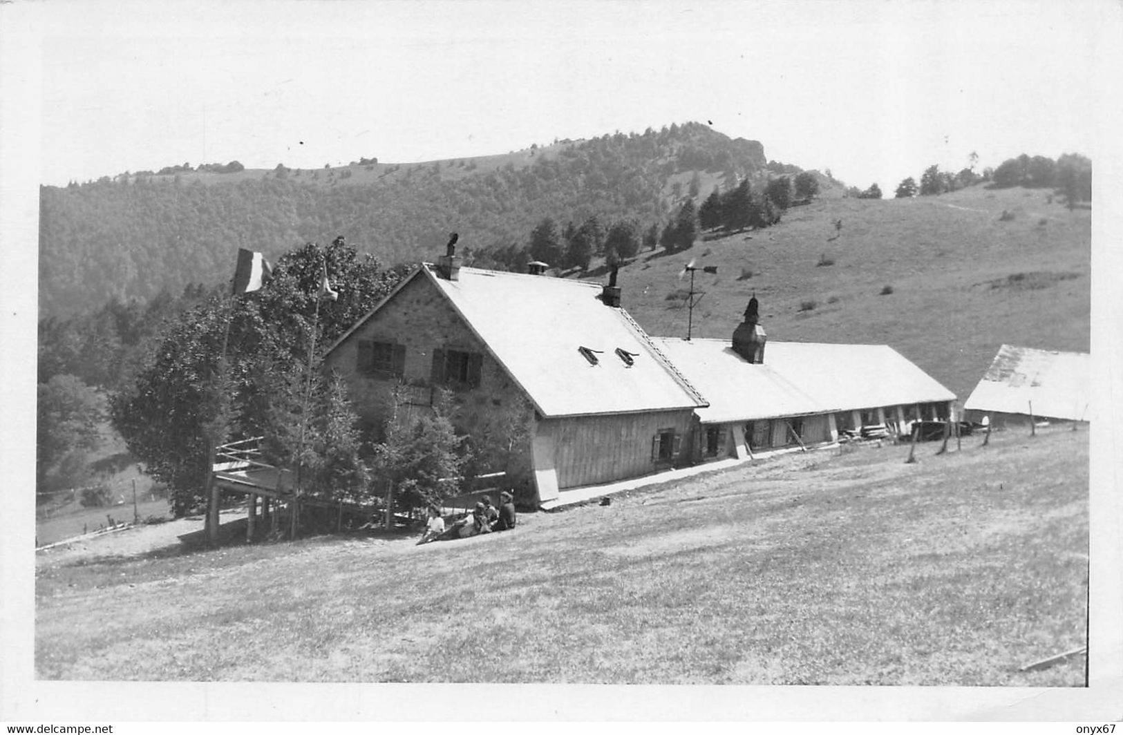 Carte Postale Photo MOOSCH-68-Haut-Rhin-Ferme Auberge Du Belacker Café Restaurant Hans Kocher-Hautes-Vosges - Sonstige & Ohne Zuordnung