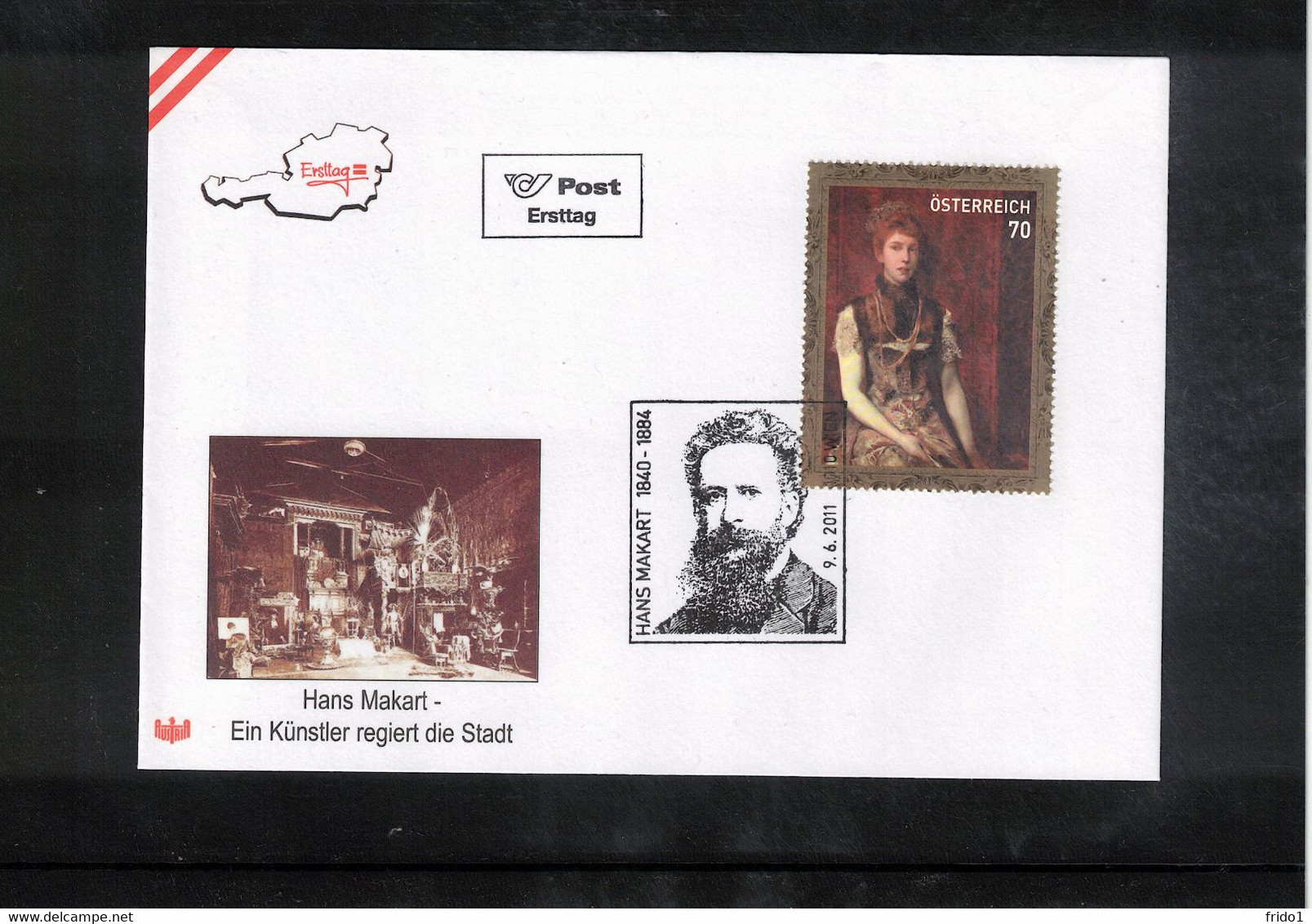 Austria / Oesterreich 2011 Modern Painting Hans Makart FDC - Moderne