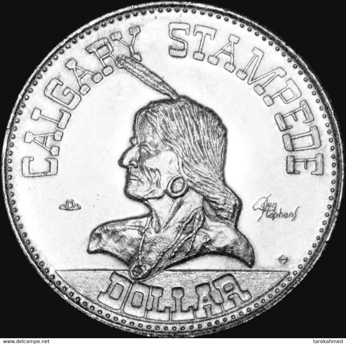 Canada , CALGARY STAMPEDE: CANADA ★ DOLLAR , 1977 .. Agouz - Noodgeld