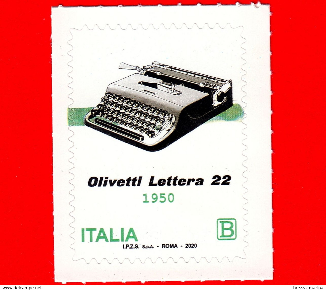 Nuovo - MNH - ITALIA - 2020 - 70 Anni Della Macchina Per Scrivere Portatile Olivetti Lettera 22 – B - 2011-20:  Nuevos