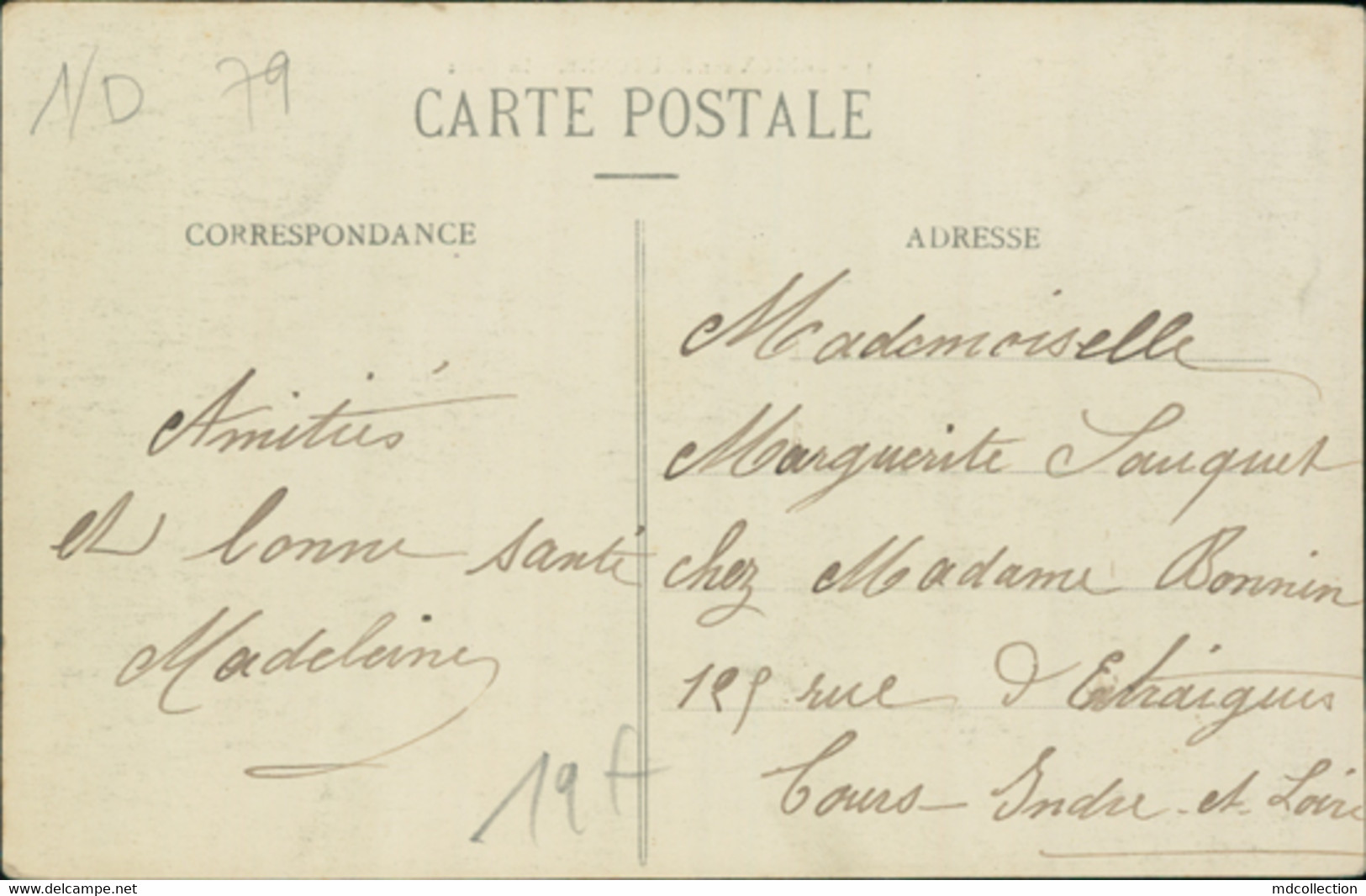 79 BRIOUX SUR BOUTONNE / La Poste / TRES BELLE CARTE ANIMEE - Brioux Sur Boutonne